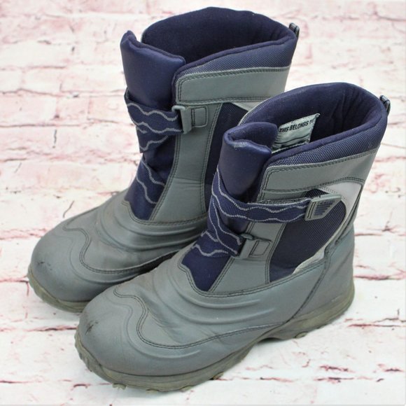 Kid's LL Bean Winter Boots Size 6 Boys Blue Kids S - Picture 2 of 8